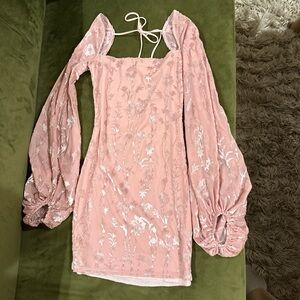 Lucy in the Sky Blush Floral Dress